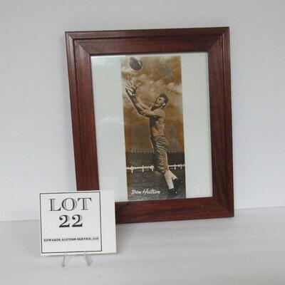 GB Packers Don Hutson Framed Photo