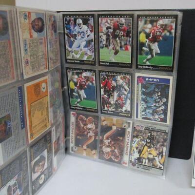2 Binders Almost Full of Football Cards, 1 Binder Has 85 Pages, the Other Has 41 Pages. Read description for more details