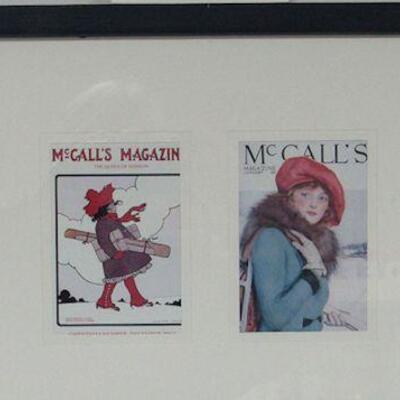 Framed McCalls Lady Images 