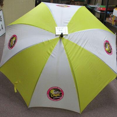 Huge Umbrella Advertising Sun Chips Brand - read description for more details (click on photo)