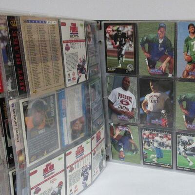 2 Binders Almost Full of Football Cards, 1 Has 75 Pages, 1 Has 50 Pages, Some Duplicates