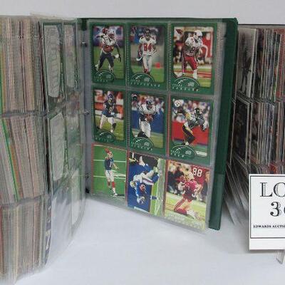 2 Binders Almost Full of Football Cards, 1 Has 75 Pages, 1 Has 50 Pages, Some Duplicates