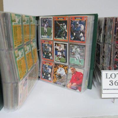 2 Binders Almost Full of Football Cards, 1 Has 75 Pages, 1 Has 50 Pages, Some Duplicates
