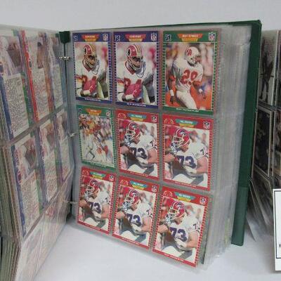 2 Binders Almost Full of Football Cards, 1 Has 75 Pages, 1 Has 50 Pages, Some Duplicates