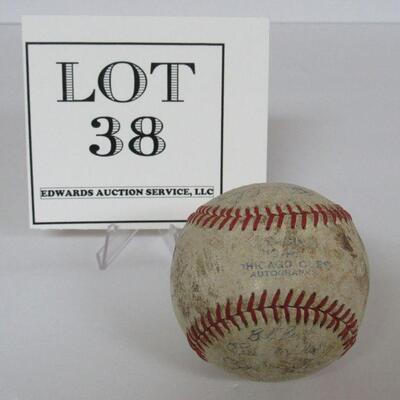 Vintage 1930-40s Chicago Cubs Autobraphed Baseball Not Certified Read Details 