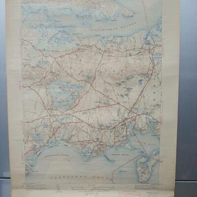 Vintage Cape Cod/South Shore Topography Maps
