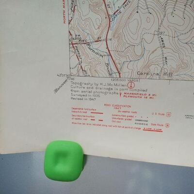 Vintage Cape Cod/South Shore Topography Maps