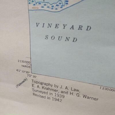 Vintage Cape Cod/South Shore Topography Maps