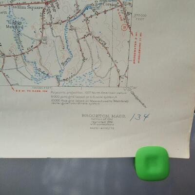 Vintage Cape Cod/South Shore Topography Maps