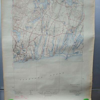 Vintage Cape Cod/South Shore Topography Maps