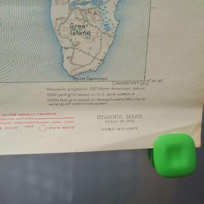 Vintage Cape Cod/South Shore Topography Maps