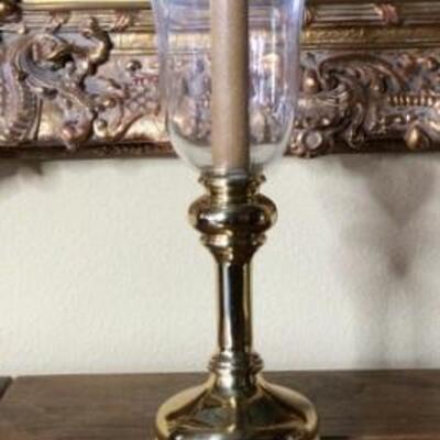 283 - Large Hurricane Lamp/Standing Candle Holder