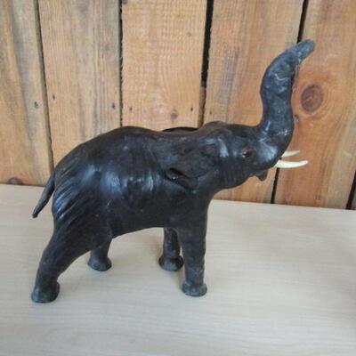Leather Elephant Figurine 11