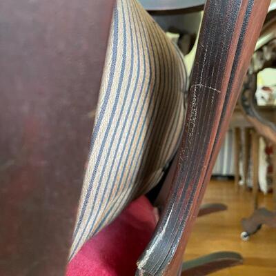 Lot 1 - Pair of Rocking Chairs With Pillows