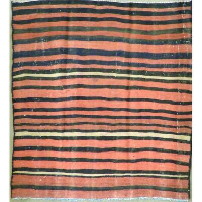 Authentic Persian Vintage Kilims Natural Wool 4'10"x4'0" Retail $1477.5