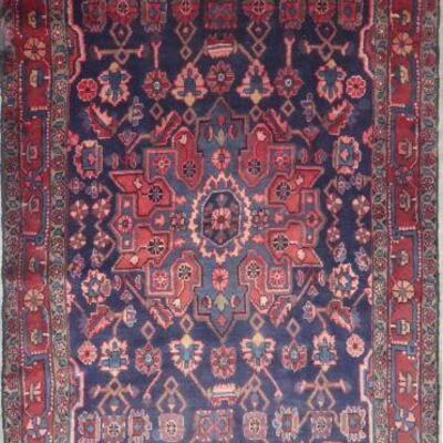 Persian hamedan Authentic Vintage Persian Rug 9'4