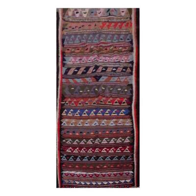 PERSIAN VINTAGE KILIM MADE WITH NATURAL WOOL AND COTTON 276x128cm Retail $3421