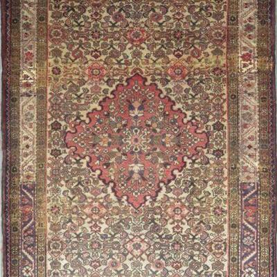 Persian hamedan Authentic Traditonal Vintage Persian Rug 9'9