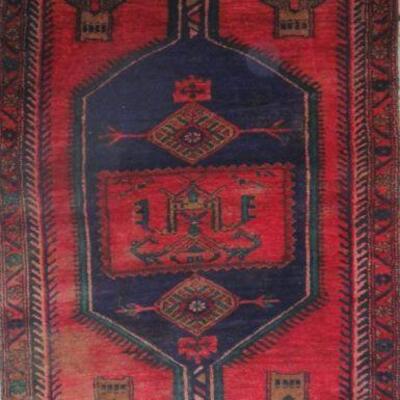 Persian hamedan Authentic Traditonal Vintage Persian Rug 7'2'x3'4" Retail $2490