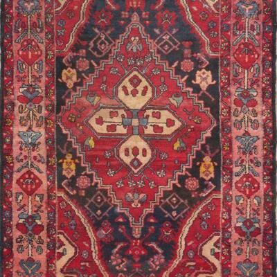 Persian hamedan Authentic Traditonal Vintage Persian Rug 5'10"x3'9" Retail $2281