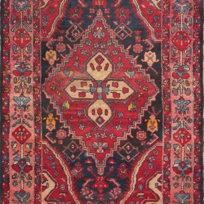 Persian hamedan Authentic Traditonal Vintage Persian Rug 5'10