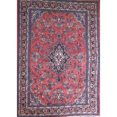 Persian mashad Authentic Traditonal Vintage Persian Rug 8'8"x7'5" Retail $7260