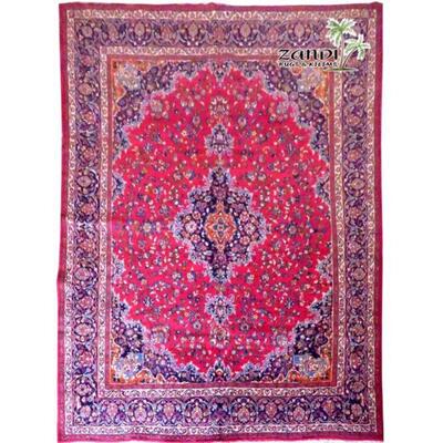 Traditional Multicolor Wool Persian Rug Size 9'9