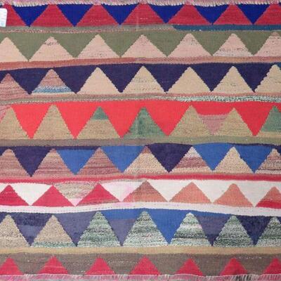 Persian Seneh, Vintage Kilim Collection 4'0"x3'0" Retail $1933