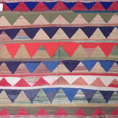 Persian Seneh, Vintage Kilim Collection 4'0