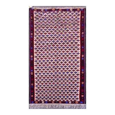 PERSIAN SANANDAJ KILIM NATURAL WOOL AND COTTON 9'1''x4'0'' Retail $3270