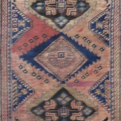 Persian hamedan Authentic Traditonal Vintage Persian Rug 7'1