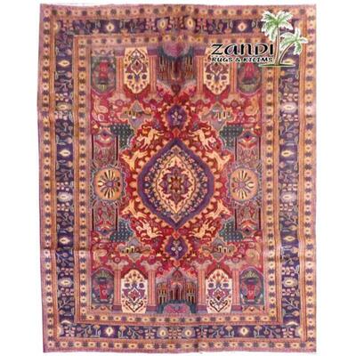 Mashad Wool Persian Rug Size 9'1"x6'3" Retail $13759