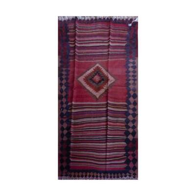 PERSIAN VINTAGE KILIM MADE WITH NATURAL WOOL AND COTTON 200x110cm Retail $2130