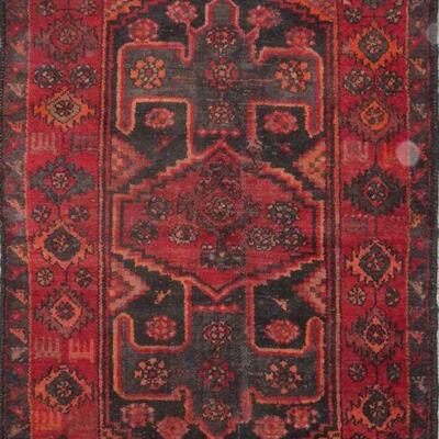 Persian hamedan Authentic Traditonal Vintage Persian Rug 5'6"x3'7" Retail $2074