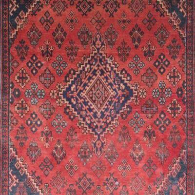 Persian hamedan Authentic Traditonal Vintage Persian Rug 8'4