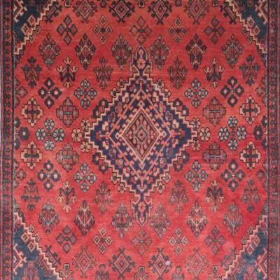 Persian hamedan Authentic Traditonal Vintage Persian Rug 8'4"x4'9" Retail $4149
