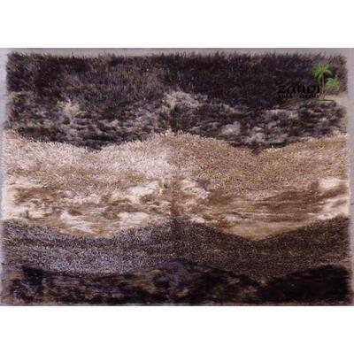Indian Shaggy design wool/cotton rug size 9'11''x 8' Retail $10710
