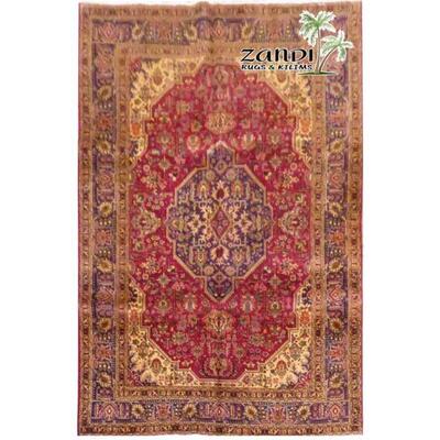 Tabriz Wool Persian Rug Size 9'10