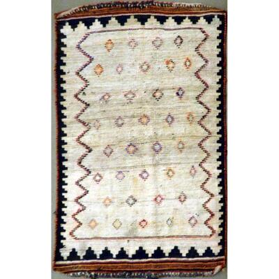 Authentic Persian Vintage Kilim Wool Seneh Collection 4'7"x3'1" Retail $1089