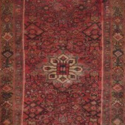 Persian hamedan Authentic Traditonal Vintage rug 9'0