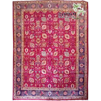 Floral Red Wool Persian Rug Size 13'30