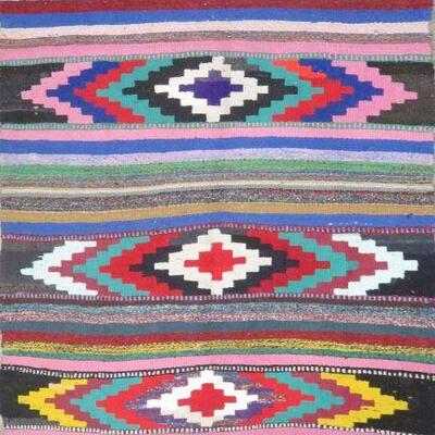 Persian Seneh, Vintage Kilim Collection kilim 8'0"x3'0" Retail $1867.5