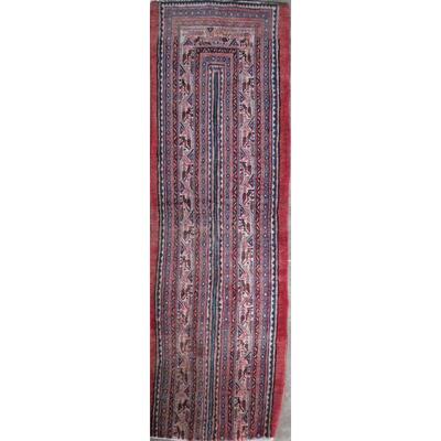 Persian mahal Authentic Traditonal Vintage Rug 8'9"x2'4" Retail $2074.5