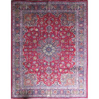 Persian mashhad Authentic Traditonal Vintage Rug 12'8"x9'4" Retail $12240
