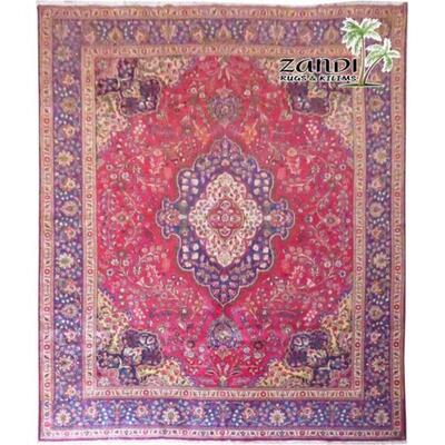 Medallion Red Wool Persian Rug Size 12'9"x9'6" Retail $29721.6