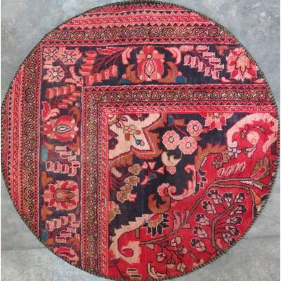 Persian hamedan Authentic Traditonal Vintage Rug 3'6"x3'6" Retail $1245