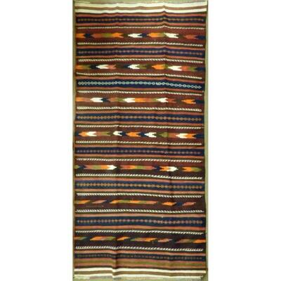 Authentic Persian Vintage Kilim Seneh Collection kilim 10'3"x4'6" Retail $3579