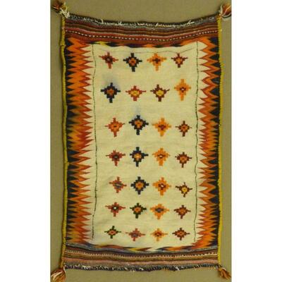 Authentic Persian Vintage Kilims Natural Wool kilim 4'2"x3'2" Retail $1811