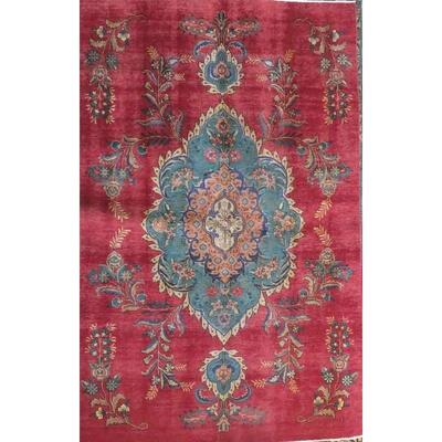 Persian tabriz Authentic Traditonal Vintage Rug 10'4"x7'3" Retail $4564.5