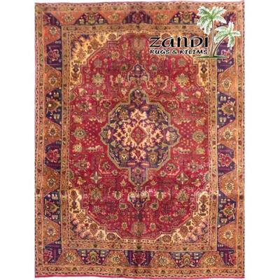 Tabriz Wool Persian Rug Size 9'5"x6'5" Retail $14820